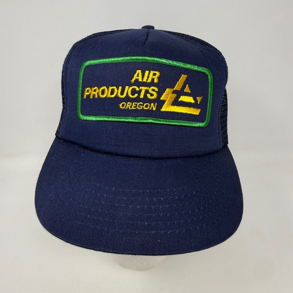 Vintage Air‎ Products Oregon Trucker Hat Navy Blue Snapback Designer Award Cap